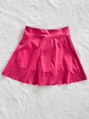 Crewcuts Active Pink Scallop Hem Skort Size 6/7 Girls Tennis Athletic Skirt